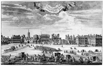 Pohled na Whitehall ze St James