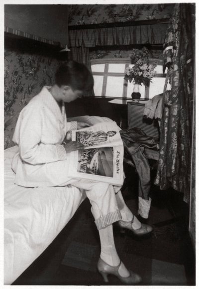 Pohled na kabinu pro cestující na palubě Zeppelin LZ 127 Graf Zeppelin, 1933 od Unbekannt