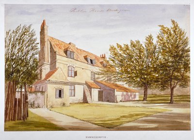 Pohled na veřejný dům, Brook Green, Hammersmith, Londýn, c1820 od Unbekannt