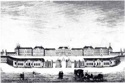 Pohled na palác Kateřiny v Carskoje Selo, c. 1840 od Unbekannt