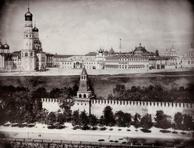 Pohled na moskevský Kreml, Rusko, c1870-c1875 od Unbekannt