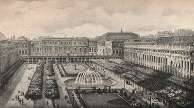 Pohled na Palais-Royal v roce 1834, 1915 od Unbekannt