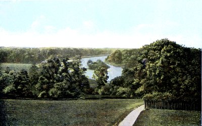 Pohled na Temži z Richmond Hill, Londýn, 20. století od Unbekannt