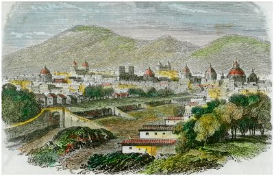 Pohled na město Cuzco, Peru, c1875 od Unbekannt