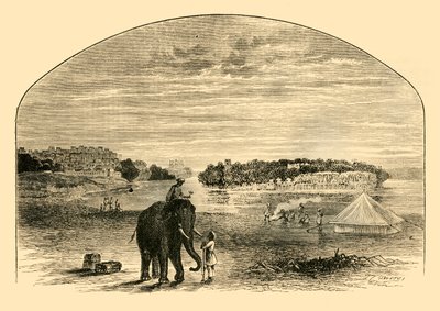 Pohled na Indus, 1890. od Unbekannt