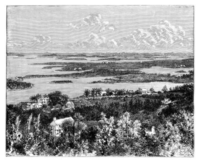 Pohled z Gibbs Hill, Bermudy, c1890 od Unbekannt