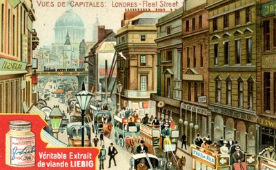Pohledy na Capitals: Fleet Street, Londýn, c1900 od Unbekannt
