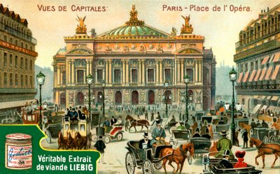 Pohledy na hlavní města: Place de lOpera, Paříž, c1900 od Unbekannt