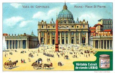 Pohledy na hlavní města: St Peters Square, Řím, c1900 od Unbekannt