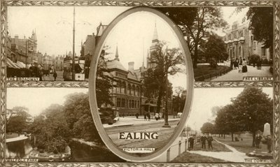 Pohledy na Ealing, západní Londýn, 1917. od Unbekannt