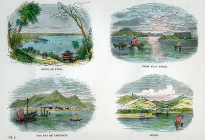 Pohledy na hlavní města a přístavy Japonska, c1880 od Unbekannt