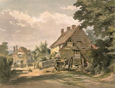 Village Homes, c1900. od Unbekannt