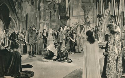 Villon John Barrymore vyhrožoval smrtí Louis XI, 1927 od Unbekannt