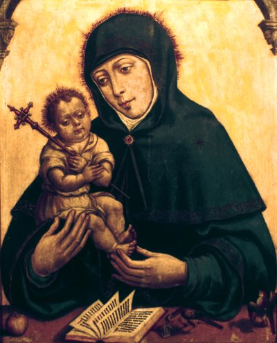 Panna a dítě, 16. století od Unbekannt