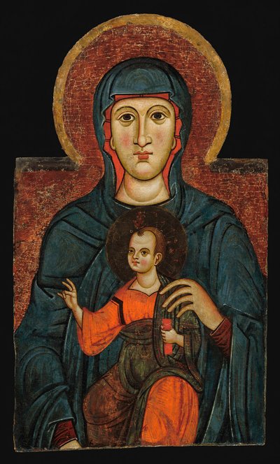 Panna a dítě, asi 1270. od Unbekannt