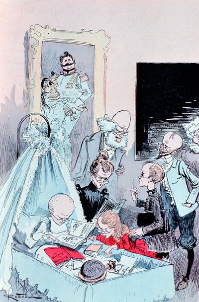 Vize intelektuální rodiny v 50. letech 19. století, 1883 od Unbekannt