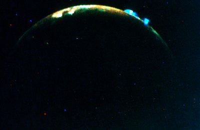 Sopečná erupce na Jupiterově měsíci, hle, 1979 od Unbekannt