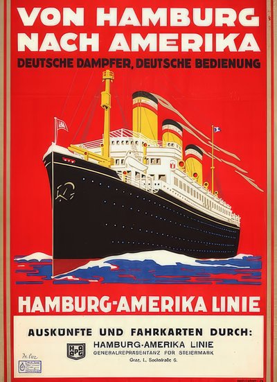 Z Hamburku do Ameriky. Rakousko, Graz, 1938-1939 (J. Weiner, Vídeň) od Unbekannt