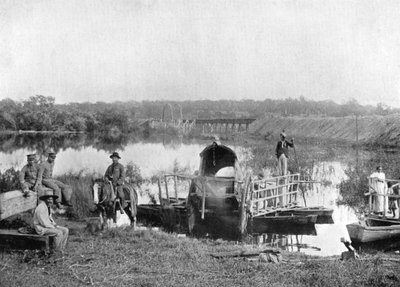 Čekání na trajekt, Paraguay, 1911 od Unbekannt