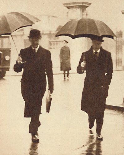 Procházka v dešti, 1937 od Unbekannt