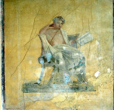 Nástěnná freska, Dům Menandrů, Pompeje od Unbekannt