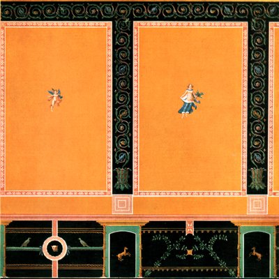 Nástěnná dekorace, Pompeje, Itálie, 1928. od Unbekannt