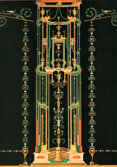 Nástěnná dekorace, Pompeje, Itálie, 1928. od Unbekannt
