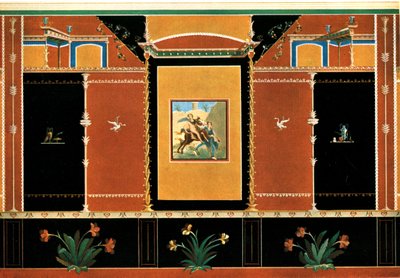 Nástěnná dekorace, Pompeje, Itálie, 1928. od Unbekannt