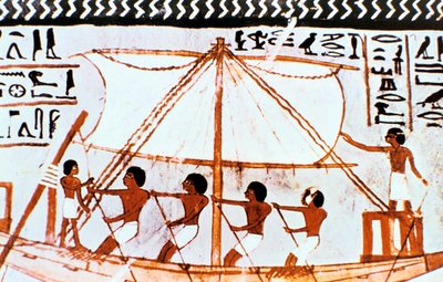 Nástěnná malba z hrobky Sennefera, Abydos, starověký Egypt, 18. dynastie, c1450 př.nl od Unbekannt