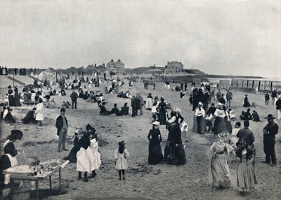 Walton-on-the-Naze - Scéna na pláži, 1895 od Unbekannt