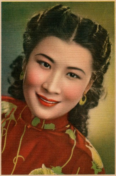 Wang Hsi Chun , čínská herečka, 20. století od Unbekannt