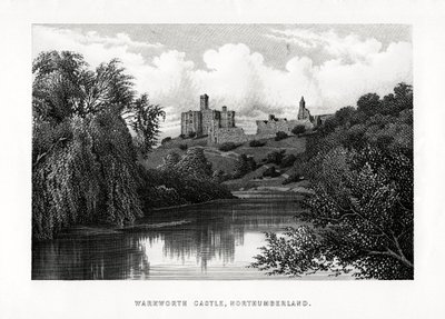 Hrad Warkworth, Northumberland, 1896 od Unbekannt