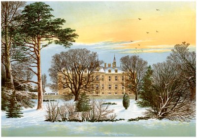Warter Priory, poblíž Pocklington, Yorkshire, domov rodiny Wilsonových, c1880 od Unbekannt