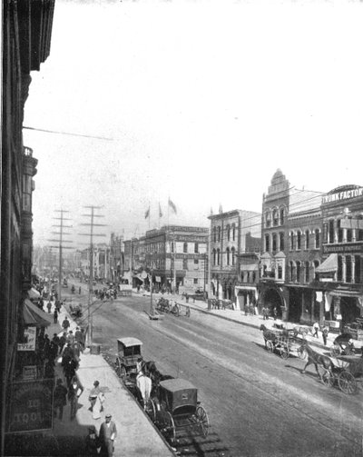 Washington Avenue, Minneapolis, Minnesota, USA, c1900. od Unbekannt