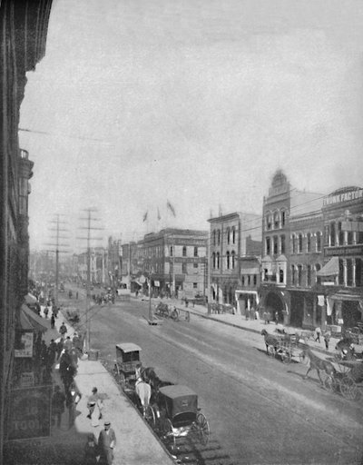 Washington Avenue, Minneapolis, Minnesota, c1897. od Unbekannt