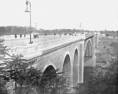Washington Bridge, Harlem River, New York, USA, c1900. od Unbekannt