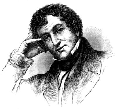 Washington Irving, americký autor, c1880 od Unbekannt