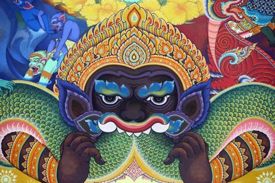 Thajský buddhistický chrám Wat Ananda Metyarama, 20160818, Singapur, Singapur od Unbekannt