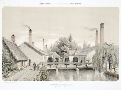 Water Power, Válcovny (Laminoirs) před rokem 1900 v Bray, Francie od Unbekannt