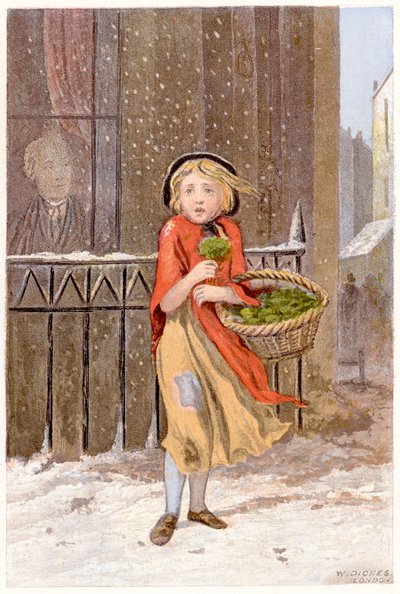 Prodejce řeřichy, c1880 od Unbekannt