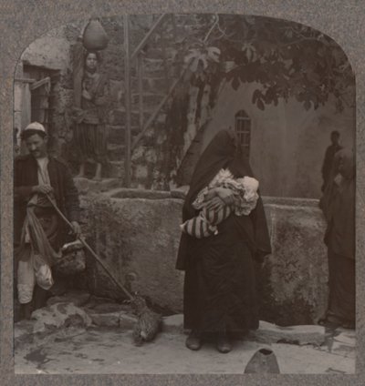 Dobře od Peters huse, Jaffa, c1900 od Unbekannt