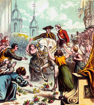 Wellington v Madridu, 1812 c1850 od Unbekannt