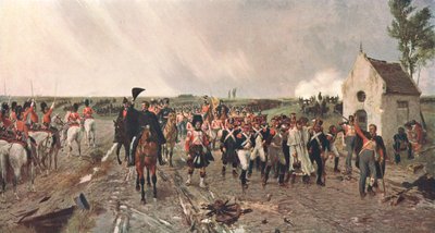 Wellingtonův pochod z Quatre Bras do Waterloo, 1815, c1878, c1902. od Unbekannt