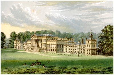 Wentworth Woodhouse, Yorkshire, domov Earla Fitzwilliama, c1880 od Unbekannt