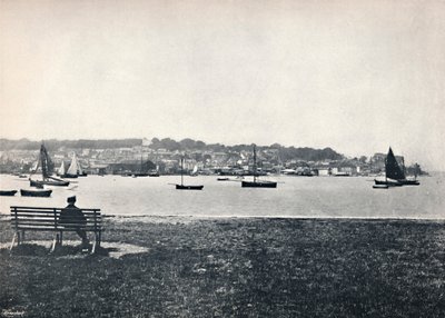 West Cowes - Pohled z East Cowes, 1895 od Unbekannt