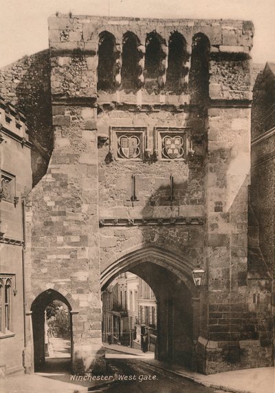 West Gate, Winchester, Hampshire, počátek 20. století od Unbekannt