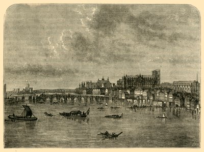 Westminsterský most, 1881. od Unbekannt