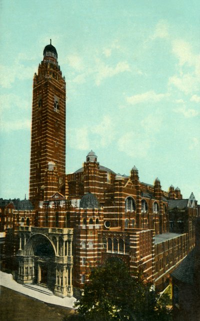 Westminsterská katedrála, Londýn, c1910. od Unbekannt