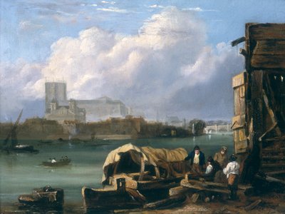 „Westminster z Lambeth“, po roce 1827 od Unbekannt