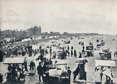 Weston-Super-Mare - Letní scéna na píscích, 1895 od Unbekannt